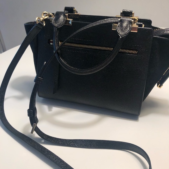 HENRI BENDEL BLACK CROSSBODY BAG - Picture 3 of 5